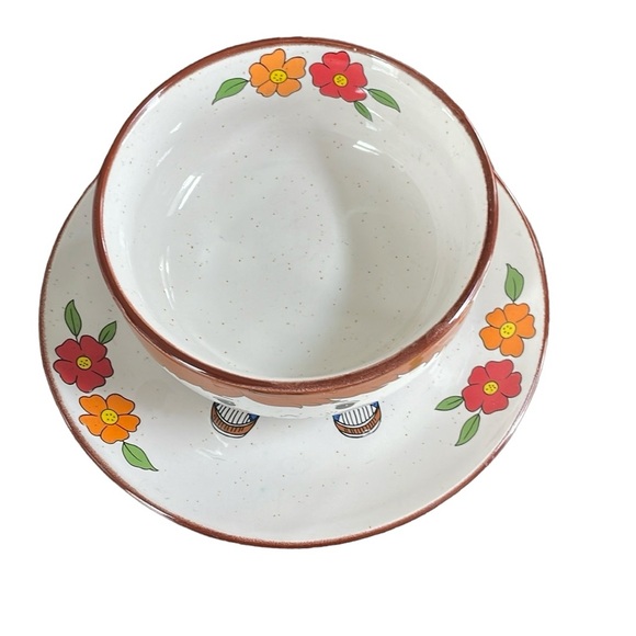 Vintage Interpur Children's Dish Set  Plate And Bowl Only Missing Mug - Picture 2 of 6